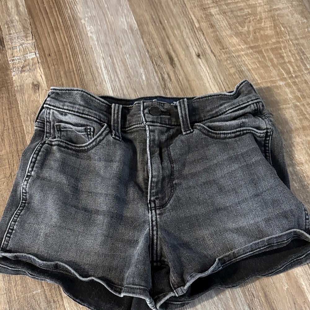 Hollister Dark Gray Jean Shorts